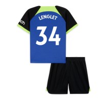 Tottenham Hotspur Clement Lenglet #34 Fußballbekleidung Auswärtstrikot Kinder 2022-23 Kurzarm (+ kurze hosen)